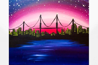 Paint Nite: City Bridge at Dusk
